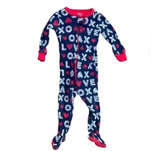 PJ Place Kids Navy and Red XO One Piece, 6-9 months